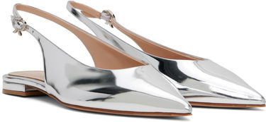 Tenisice i cipele Gianvito Rossi Gianvito Rossi Robbie Sling Ballerina Flats Metalik | G95546-05RIC-MET, 3