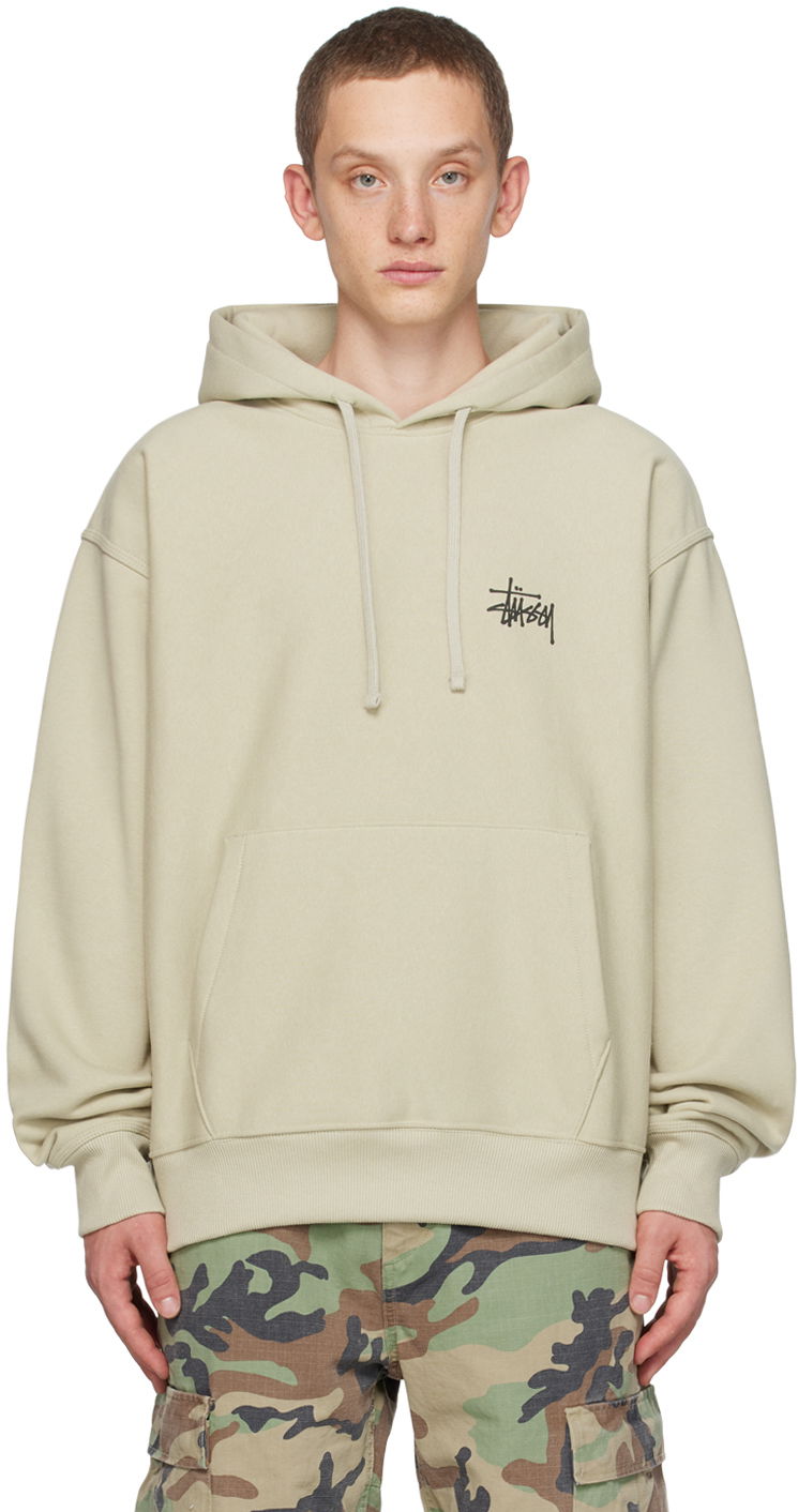 Dukserice Stüssy Beige Print Bež | 1924870