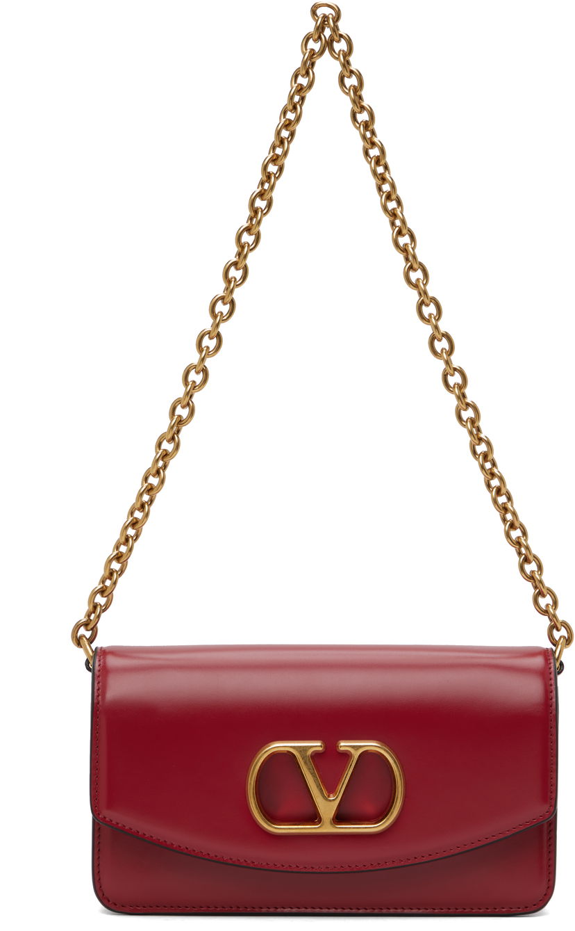 Ručna torbica Valentino Valentino Garavani Small Chain Clutch Bag Crvena | 6W0B0R71GCB