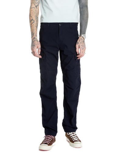 Hlače i traperice Carhartt WIP Aviation Crna | I009578