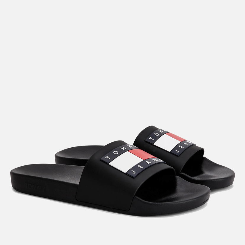 Tenisice i cipele Tommy Hilfiger Rubber Slide Crna | EM0EM01191BDS