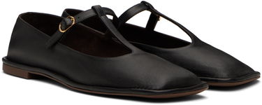 Tenisice i cipele The Row The Row Square T-Strap Ballerina Flats Crna | F1599-SL3, 3
