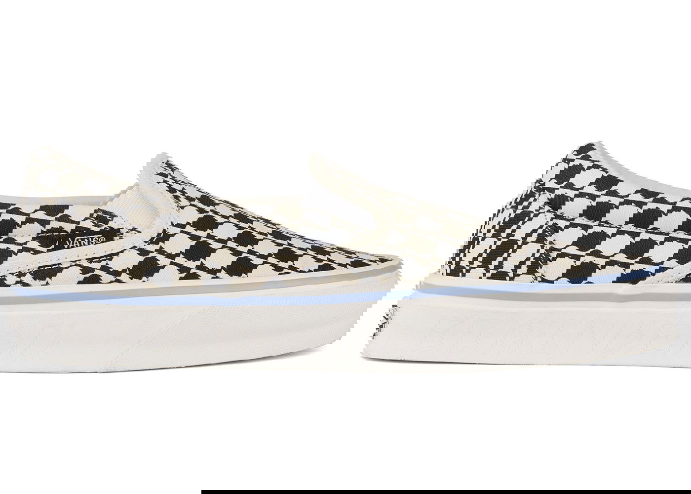 Tenisice i cipele Vans OG Slip-On LX Brain Dead Checkerboard Bijela | VN0A45JKBA2, 0