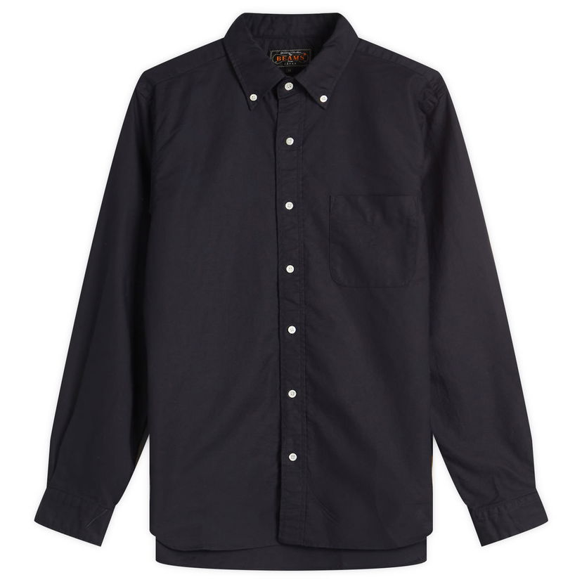 Košulja BEAMS Beams Plus Button Down Oxford Shirt, Size Large Tamnoplava | 3811-0086-139-79