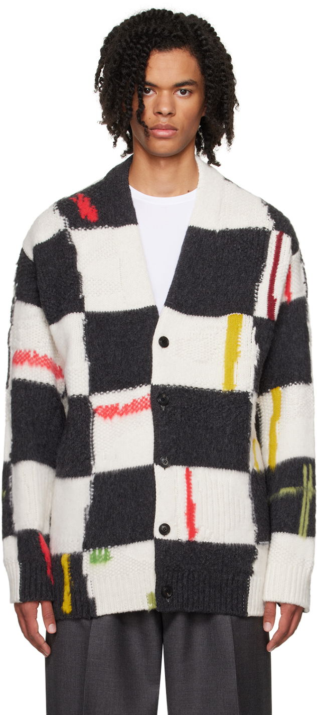 Džemper ZEGNA ZEGNA x The Elder Statesman Check Cardigan Višebojno | TCW35A6-CRG