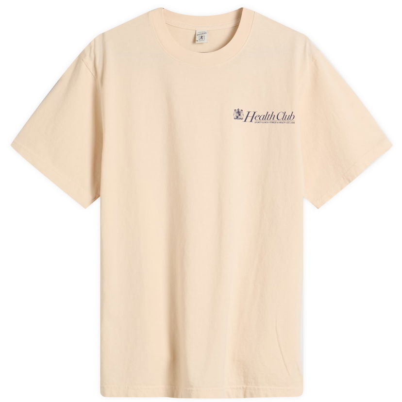 Majica kratkih rukava Sporty & Rich Sporty & Rich Lion Health T-Shirt, Size Large Bež | TO043620080CR01