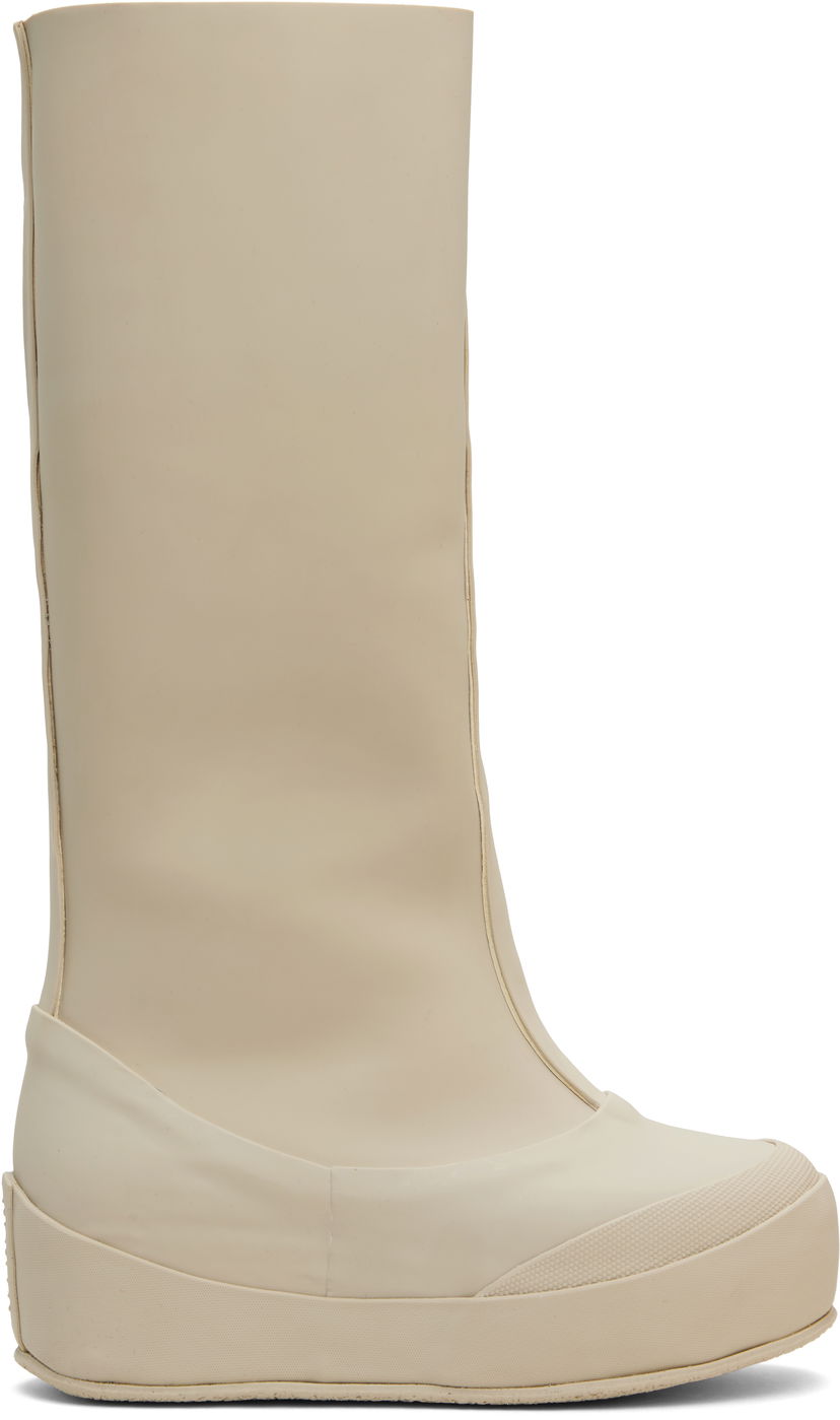 Odjeća Ottolinger Ottolinger Rubber Tall Boots Bež | 2231330101