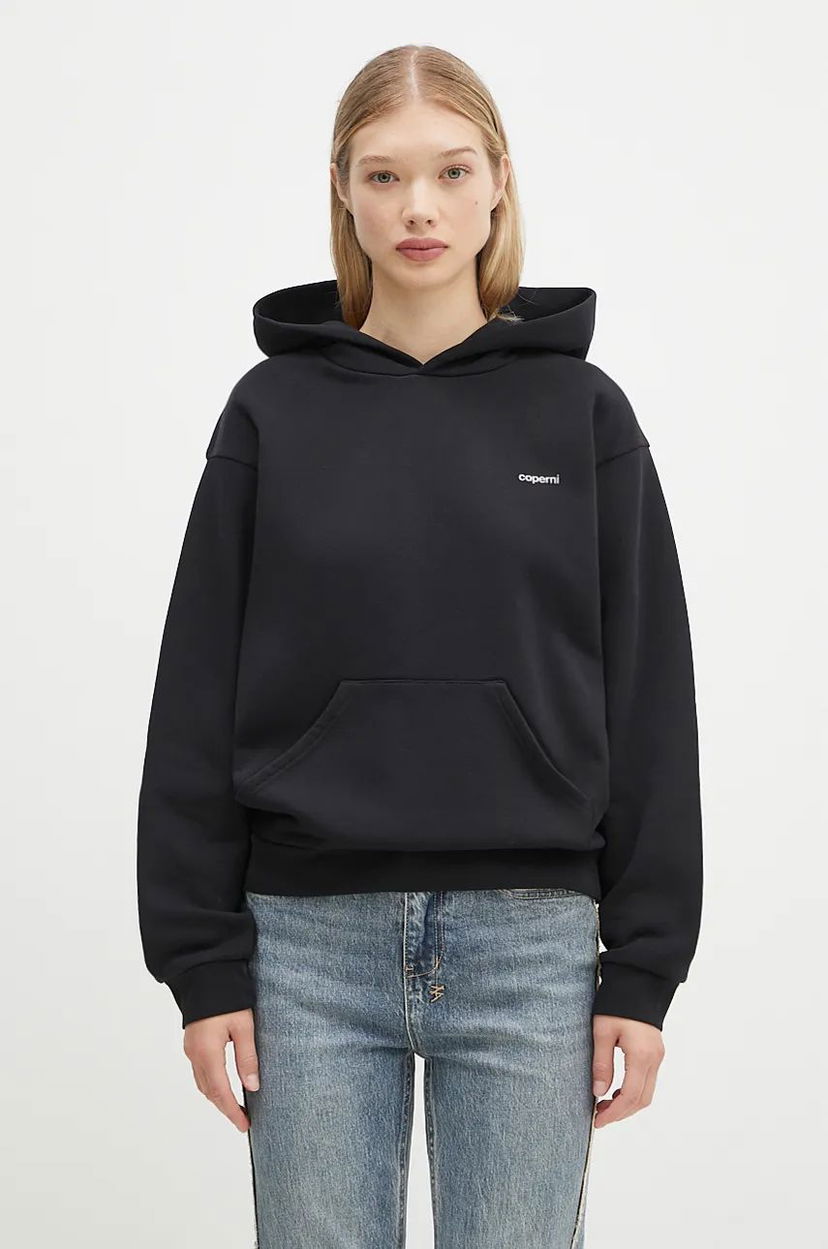 Dukserice Coperni Logo Print Hoodie Crna | COPJS15523