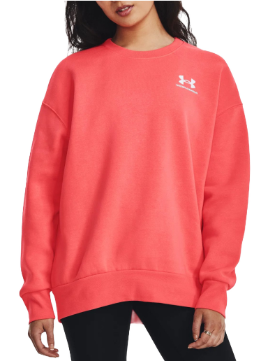 Dukserice Under Armour UA Essential Fleece Oversized Crew Crvena | 1379475-690
