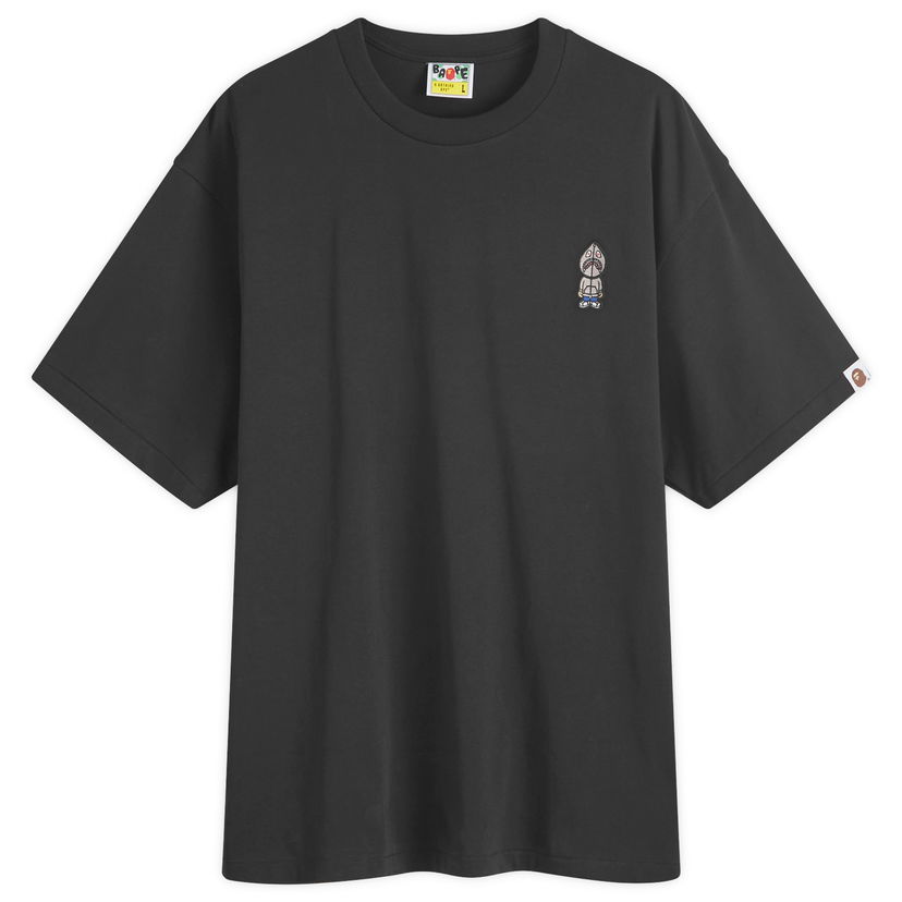 Majica kratkih rukava BAPE A Bathing Ape One Point Shark Sejin T-Shirt Crna | 001TEK301304M-BLK