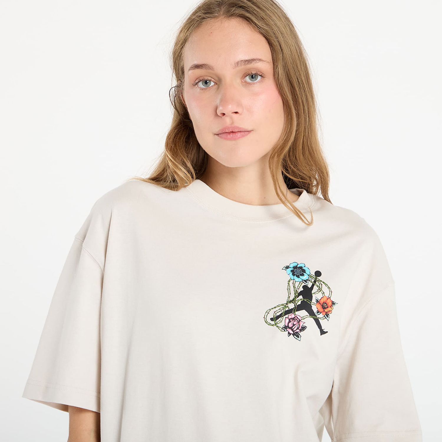 Majica kratkih rukava Jordan Jordan Flight Oversized Graphic T-Shirt Bež | IH2382-104, 1