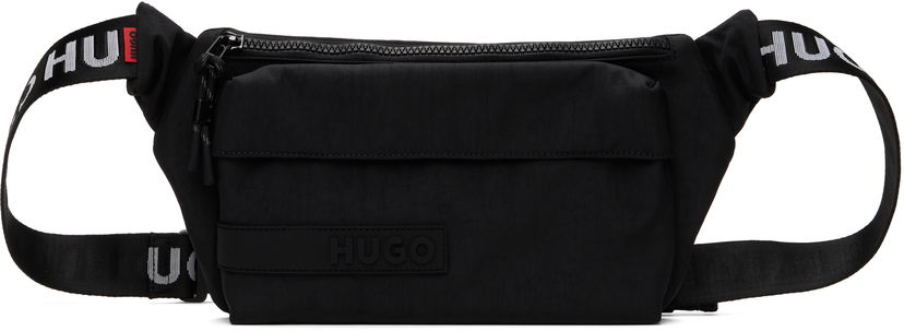 Torba oko struka BOSS Logo Patch Belt Bag Crna | 50541968
