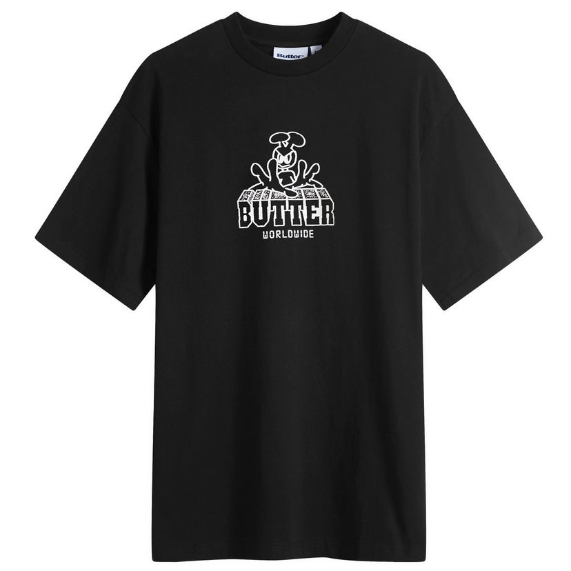 Majica kratkih rukava Butter Goods Alien Graphic Tee Crna | BG251103-BLK