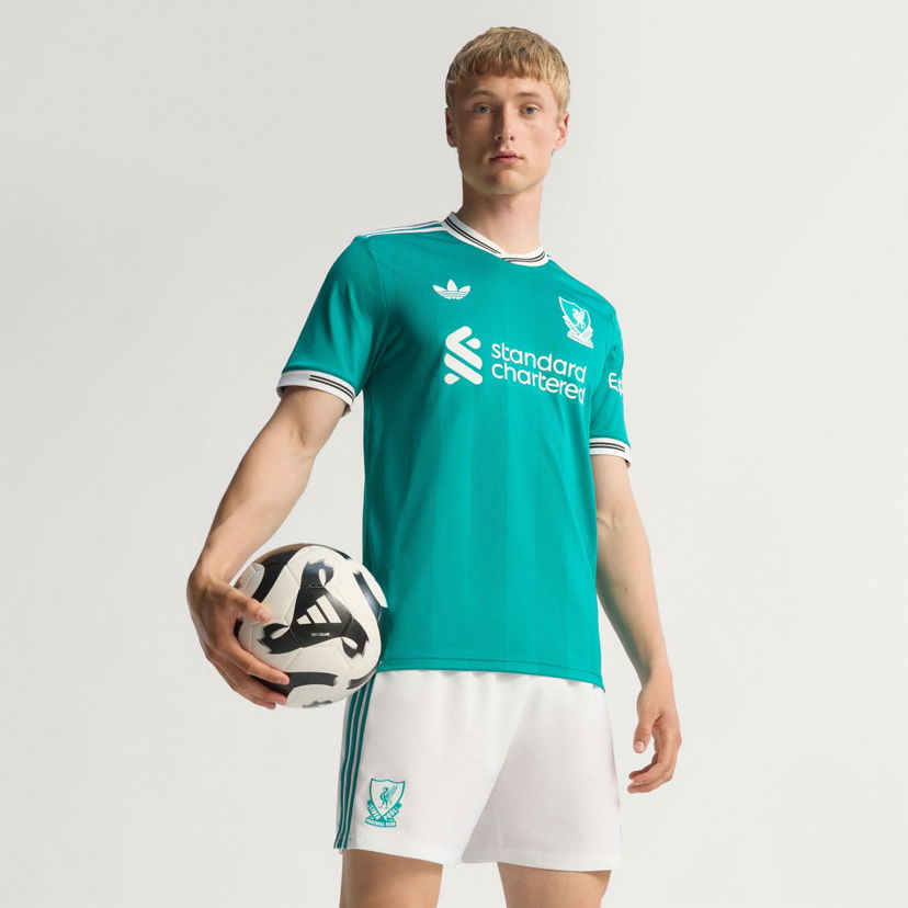 Dres adidas Performance Liverpool FC 25/26 Third Kit Tirkiz | JV6427