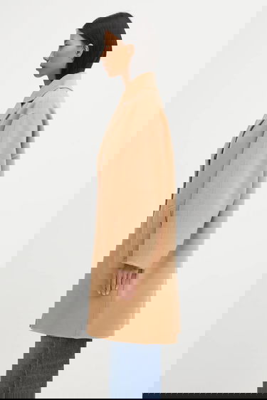 Kaputi MAISON KITSUNÉ Maison Kitsuné Doubleface Coat Bež | PW02211WQ4067, 1