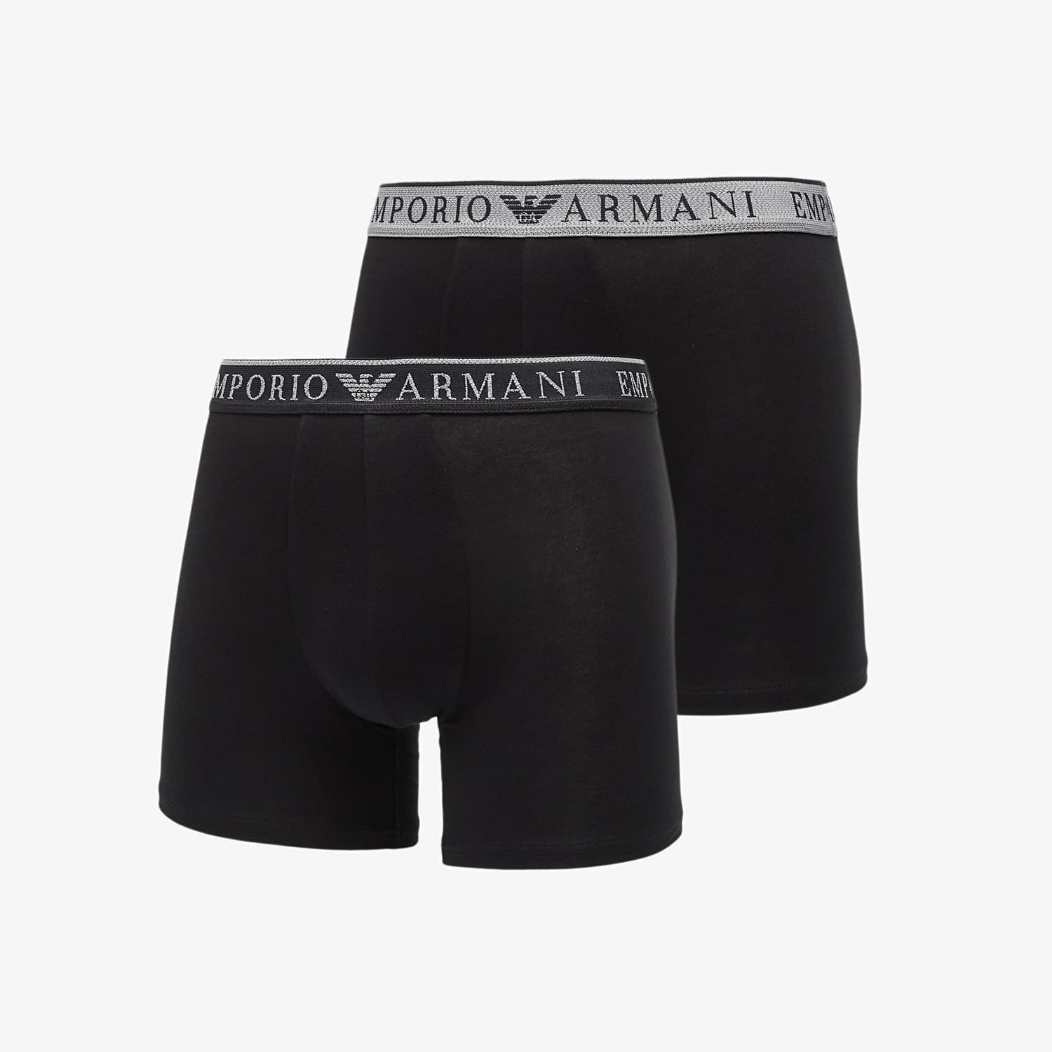 Bokserice Emporio Armani EA7 Bottom Trunk 2-Pack Black/ Black Crna | EM000255AF10776MC108, 0