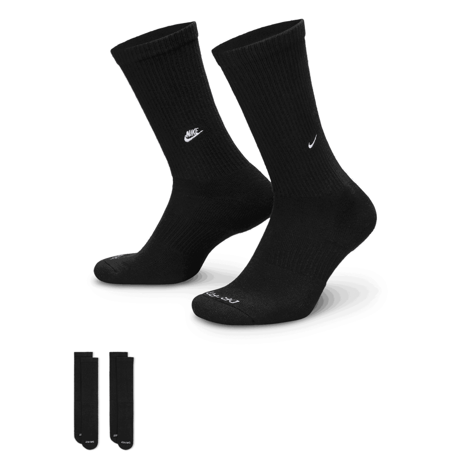 Čarape Nike Everyday Cushioned Crew Socks (2 Pairs) Crna | FZ3073-011, 0