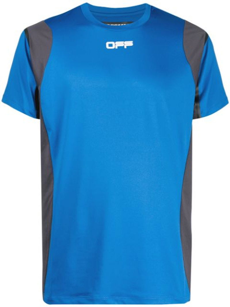 Majica kratkih rukava Off-White Active S/S T-shirt Blue/Grey Plava | OMVA011I20JER0024506
