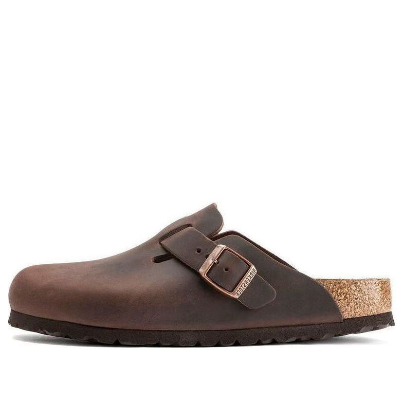 Tenisice i cipele Birkenstock Boston Oiled Leather Clogs Smeđa | 0860133