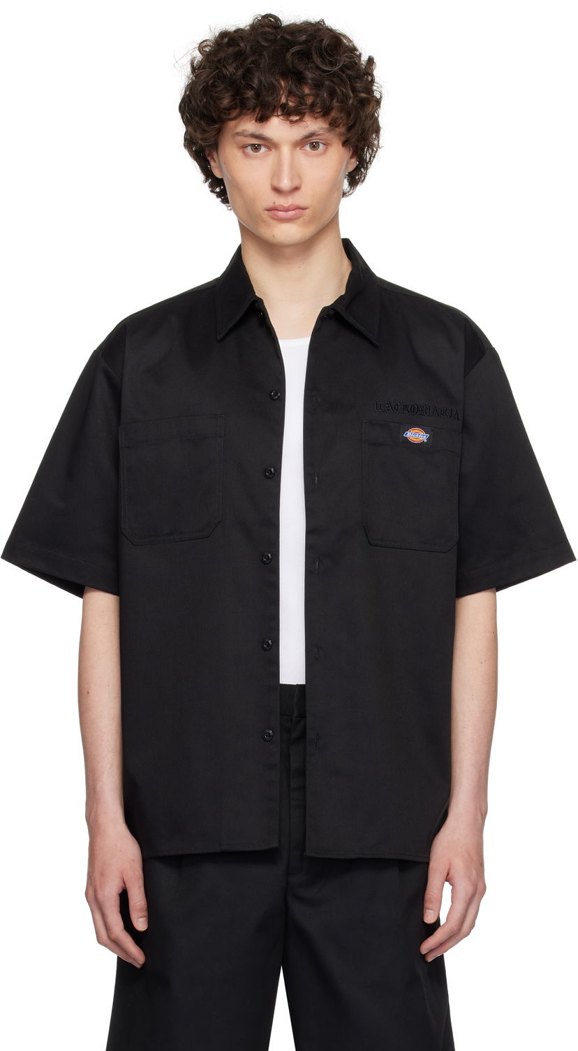 Košulja WACKO MARIA WACKO MARIA x Dickies Edition Work Shirt Crna | 25SS-WMS-DC01