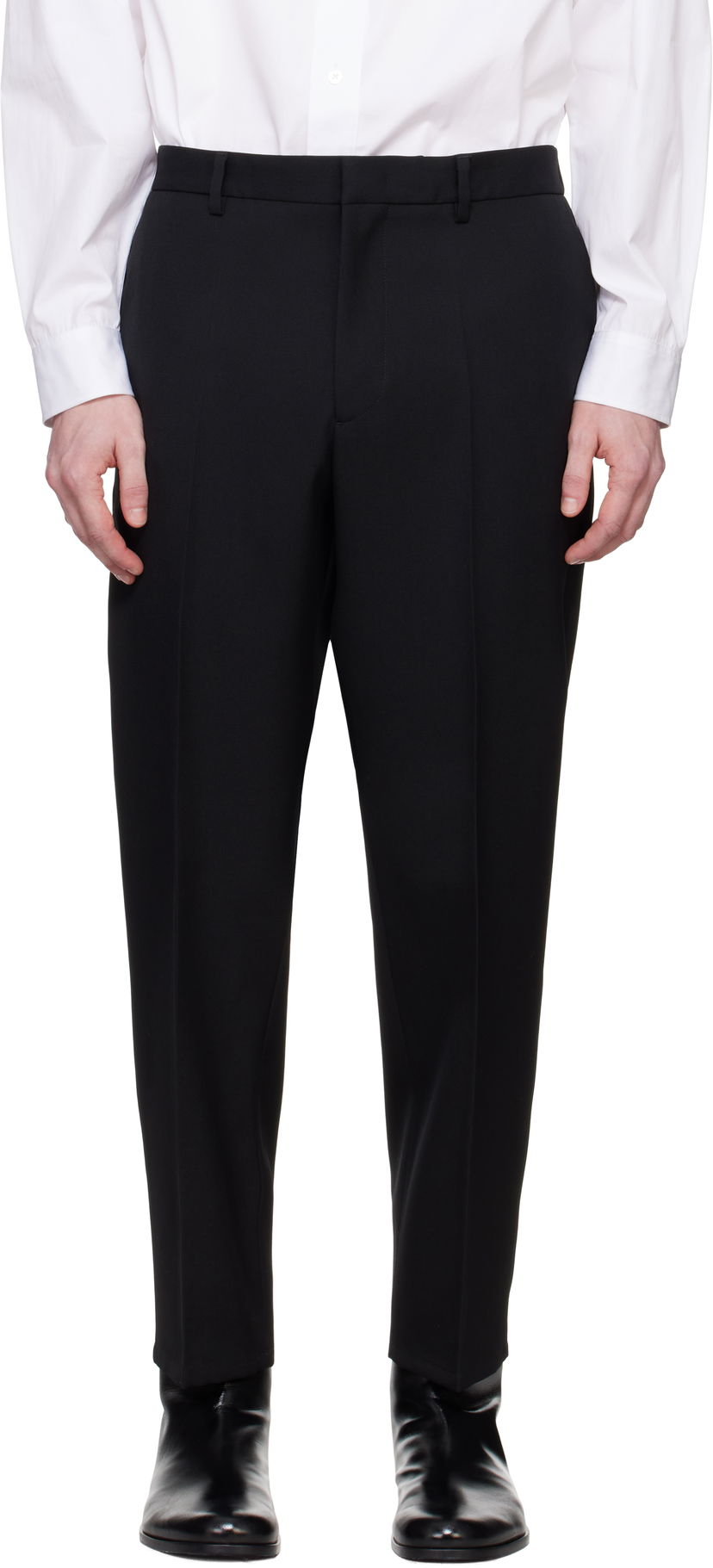Hlače Jil Sander Jil Sander Tapered Trousers Crna | J21KA0011_J40002