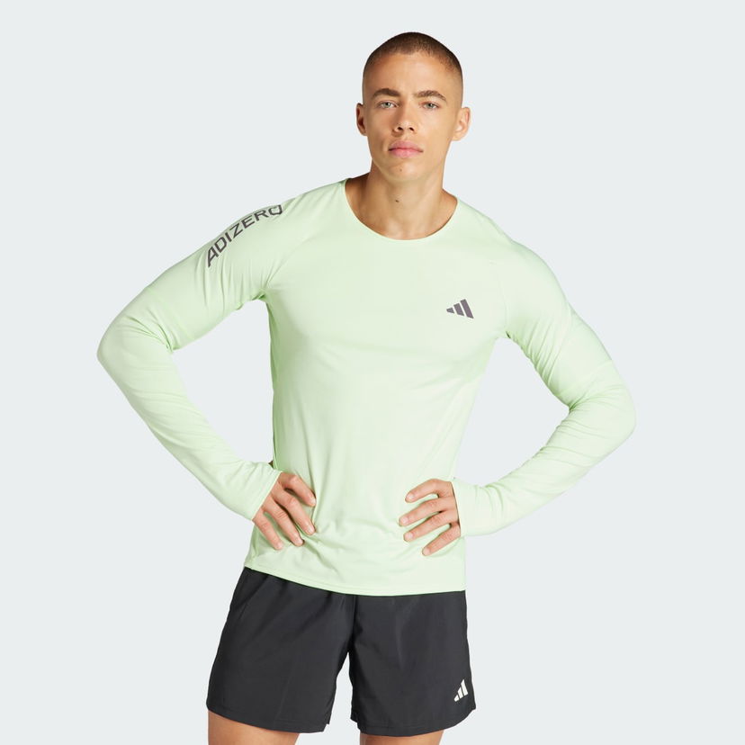 Majica kratkih rukava adidas Performance Adizero Running Long Sleeve Bijela | IN1142