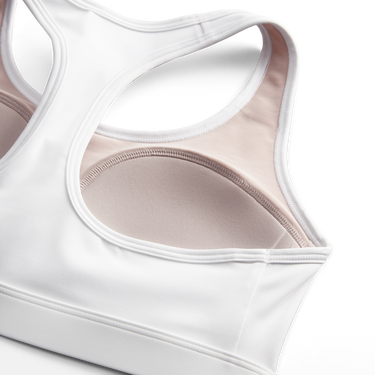 Grudnjak Nike Swoosh Medium Support Non-Padded Sports Bra Bijela | DX6821-100, 2