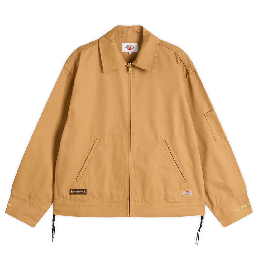 Jakna Mastermind WORLD Mastermind World x Dickies Duck Jacket, Size Large Bež | MJ25C14-BL101-1