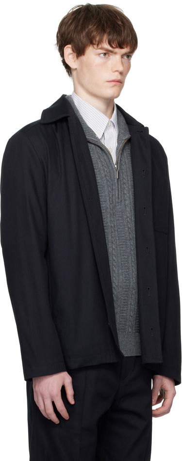Jakna A.P.C. A.P.C. Jeffray Button-Up Jacket Zelena | COFCO-H02991, 4