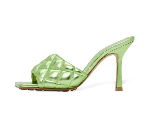 Tenisice i cipele Bottega Veneta Padded Heeled Sandals "Green" Zelena | 592015 V27M0