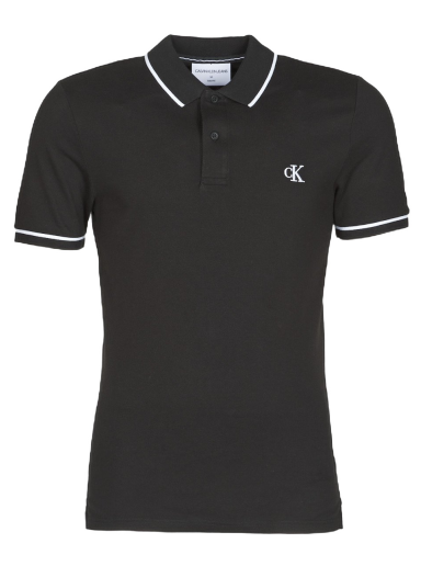 Polo majica CALVIN KLEIN TIPPING SLIM POLO Crna | J30J315603-BAE-NOOS