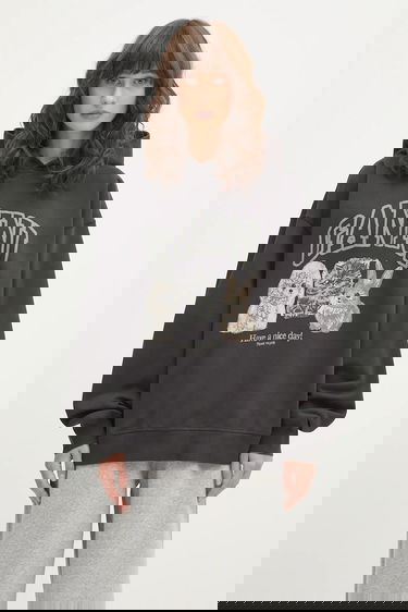 Dukserice GANNI GANNI Isoli Oversize Animals Hoodie Crna | T4270, 0