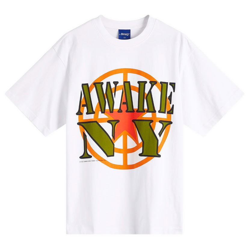 Majica kratkih rukava Awake NY Awake NY Crosshair Graphic T-Shirt, Size Large Bijela | AWK-SP25-TS002-WHT