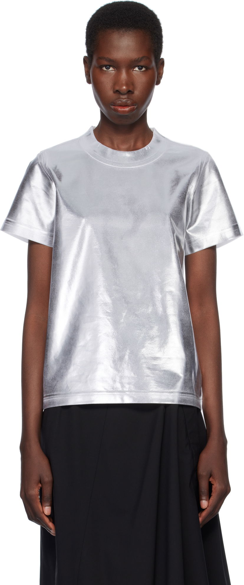 Majica kratkih rukava Junya Watanabe Junya Watanabe Hyper Density Jersey T-Shirt Metalik | JO-T037-051