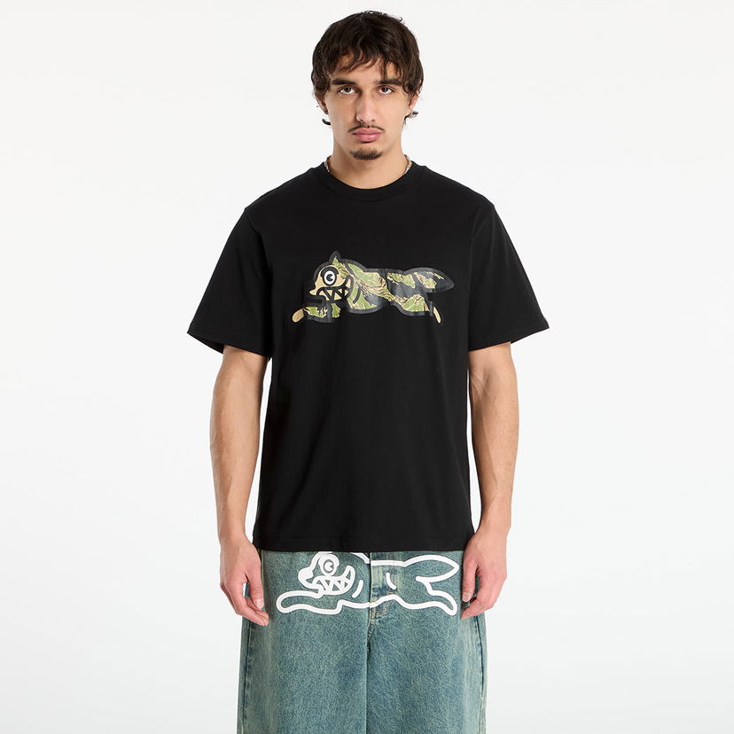 Majica kratkih rukava BILLIONAIRE BOYS CLUB Billionaire Boys Club Icecream Tiger Stripe Running Dog T-Shirt Crna | IC25437 Black