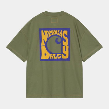 Majica kratkih rukava Carhartt WIP Nicholas Daley Logo T-Shirt Zelena | I035275_9, 1