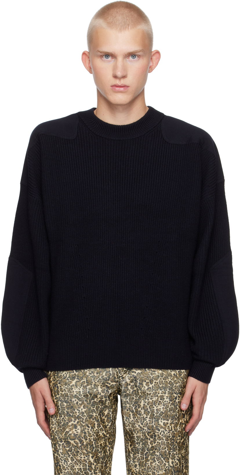 Džemper ISABEL MARANT Isabel Marant Bartolo Knit Sweater Crna | PU0539HA-B3L05H