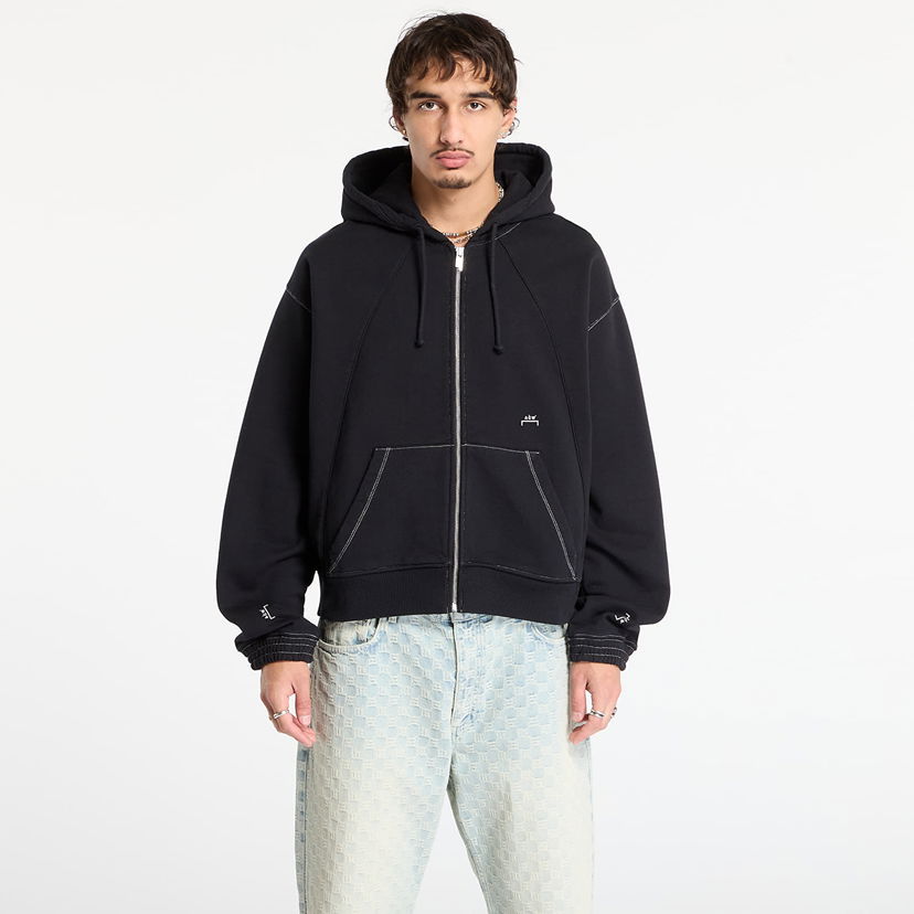 Dukserice A-COLD-WALL* Millbank Zip Hoodie Crna | ACWMW232 Black