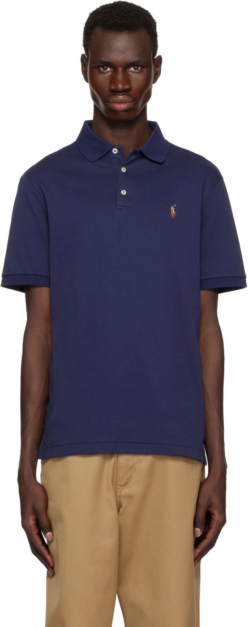 Polo majica Polo by Ralph Lauren Polo Ralph Lauren Classic Fit Soft Cotton Polo Tamnoplava | 710666999003