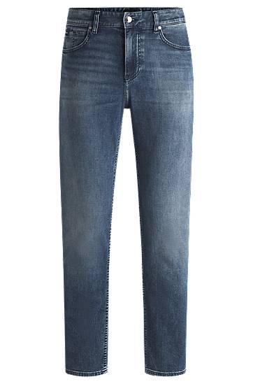 Jeans BOSS Maine Regular-Fit Jeans Plava | 50532595