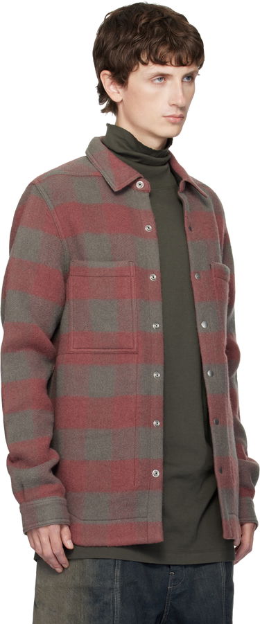 Košulja Rick Owens Concordians Checked Wool Shirt Višebojno | RU02E1744 WJP, 1