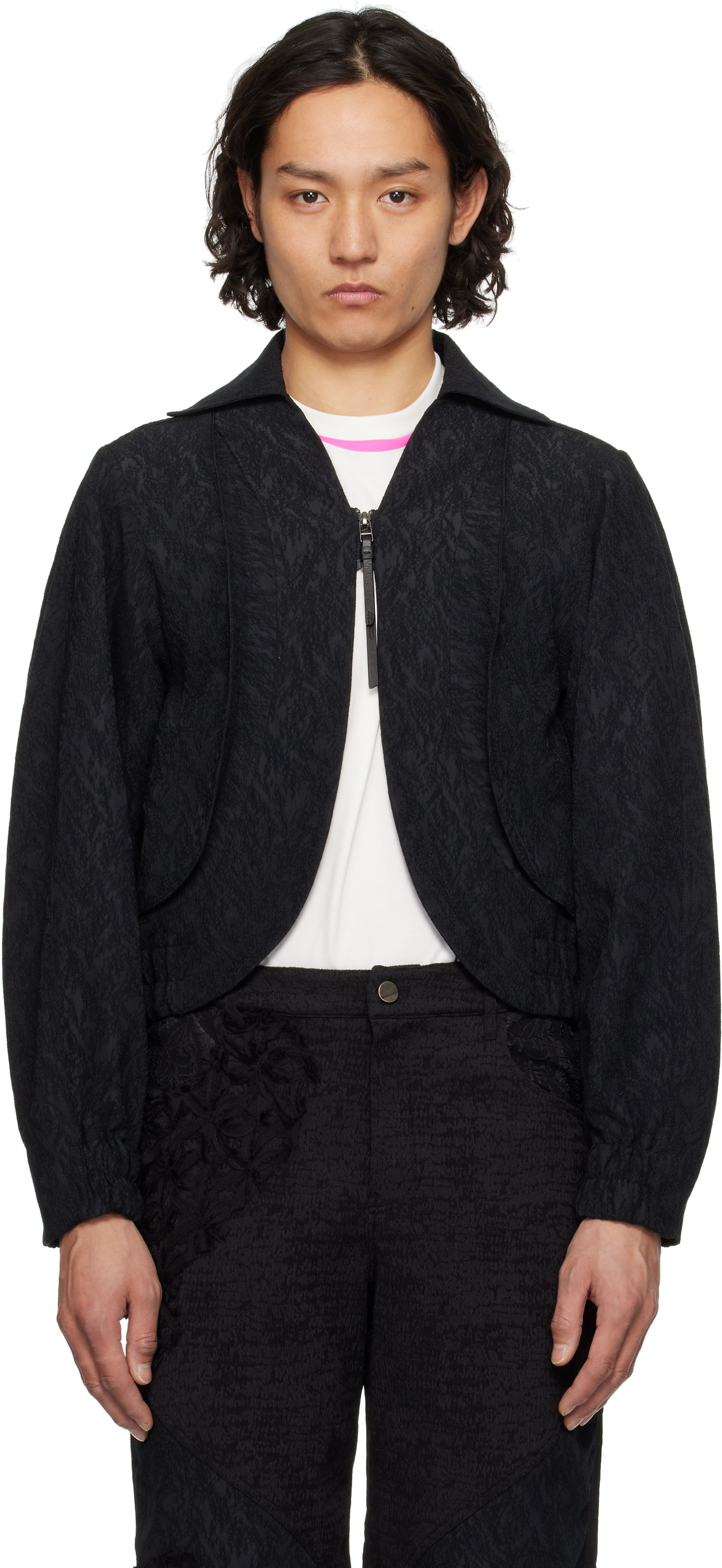 Jakna ADER ERROR ADER error Orbe Product. 19 Cropped Jacket Crna | BO01SSJK0801BK, 0