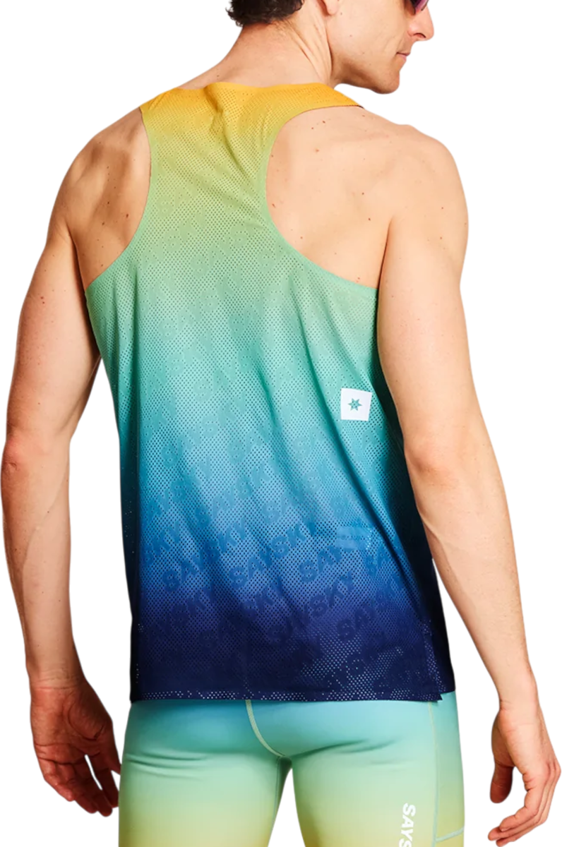 Majica bez rukava Saysky Saysky Drip Dye Flow Air Singlet Višebojno | nmrsi62c-1032, 1
