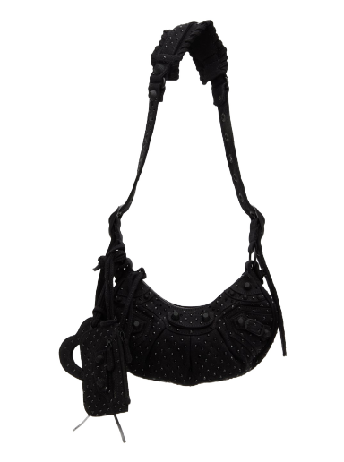 Torba za rame Balenciaga XS 'Le Cagole' Bag Crna | 671309 2AAKM