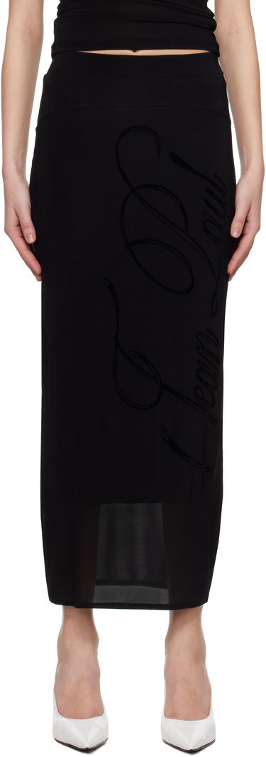 Suknja Jean Paul Gaultier Jean Paul Gaultier Viscose Jersey Maxi Skirt Crna | 25/34-F-JU165I-J082-00, 0