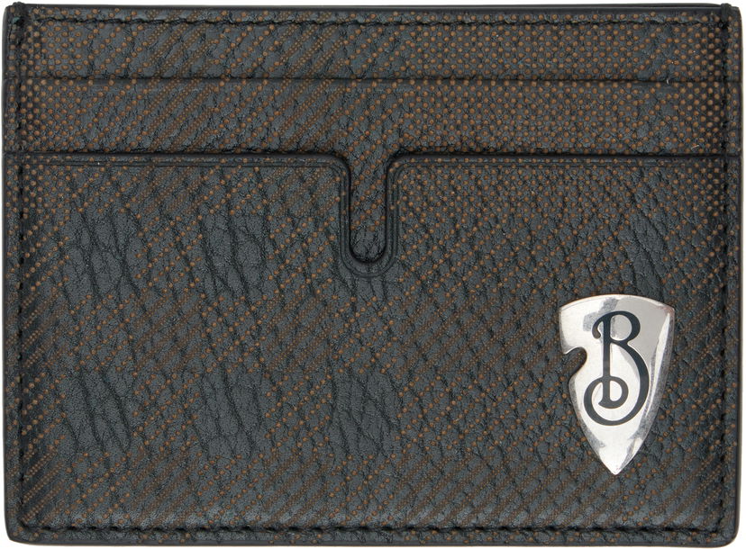 Novčanik Burberry Shield Leather Card Holder Crna | 8102931