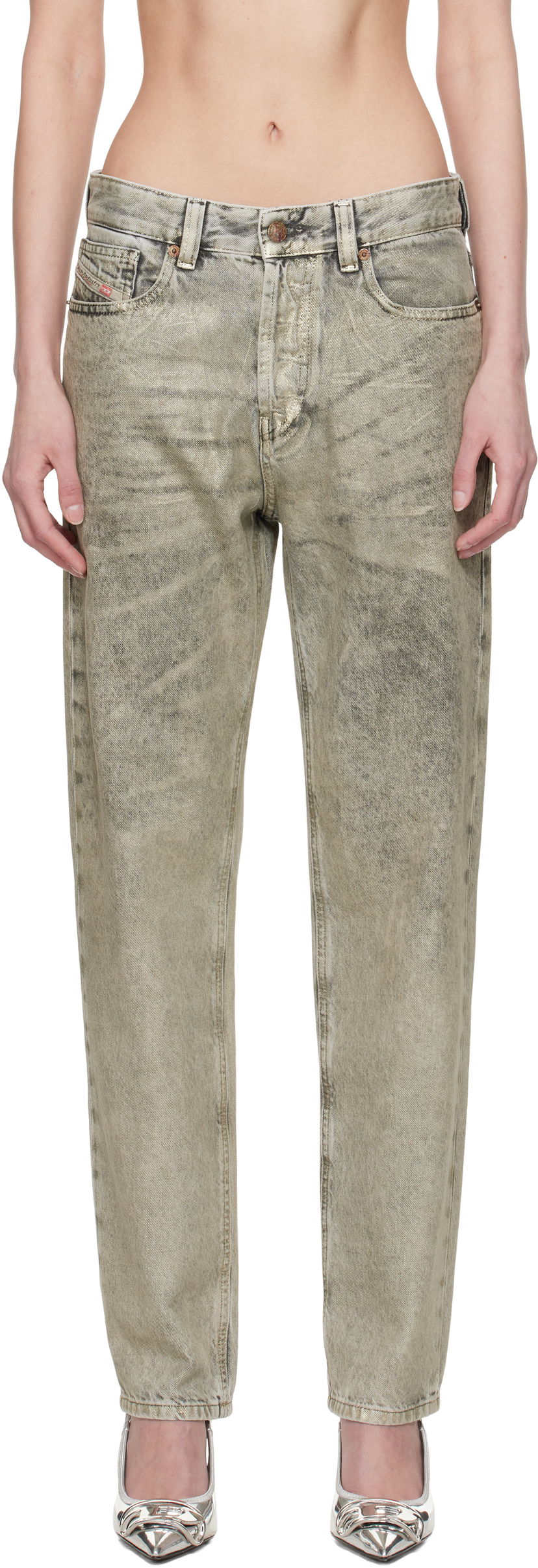 Jeans Diesel Diesel 1988 D-Ark Jeans Zelena | A17344 09L79