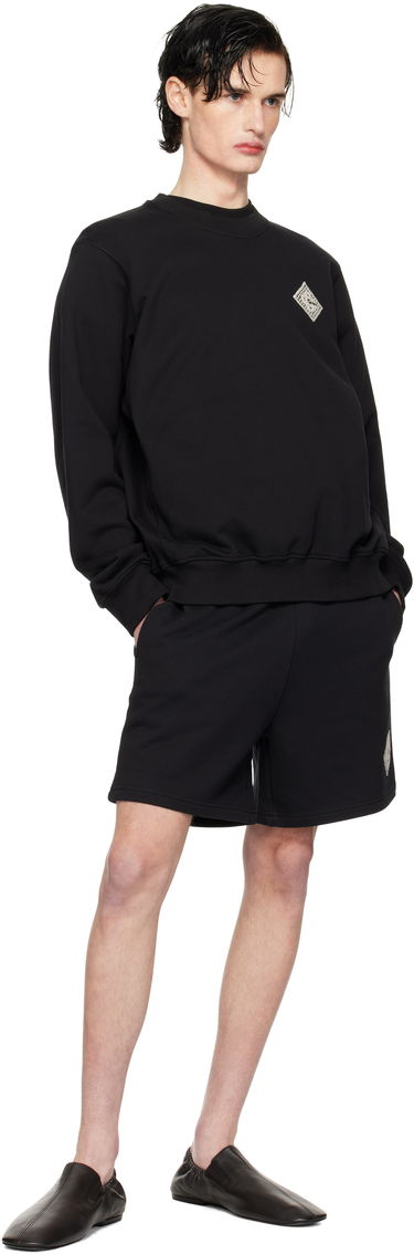 Kratke hlače Casablanca Pearl Diamond Lounge Shorts Crna | MPS25-JTR-003-03, 3