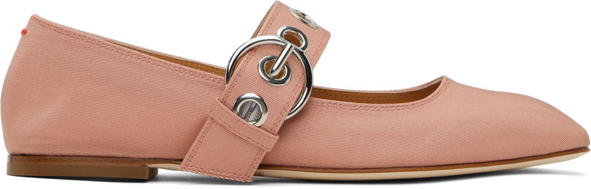 Njega cipela Aeyde Aeyde Uma Eyelet Ballerina Flats Ružičasta | A11-FL-RKLS08FL159-SS25-1018-069