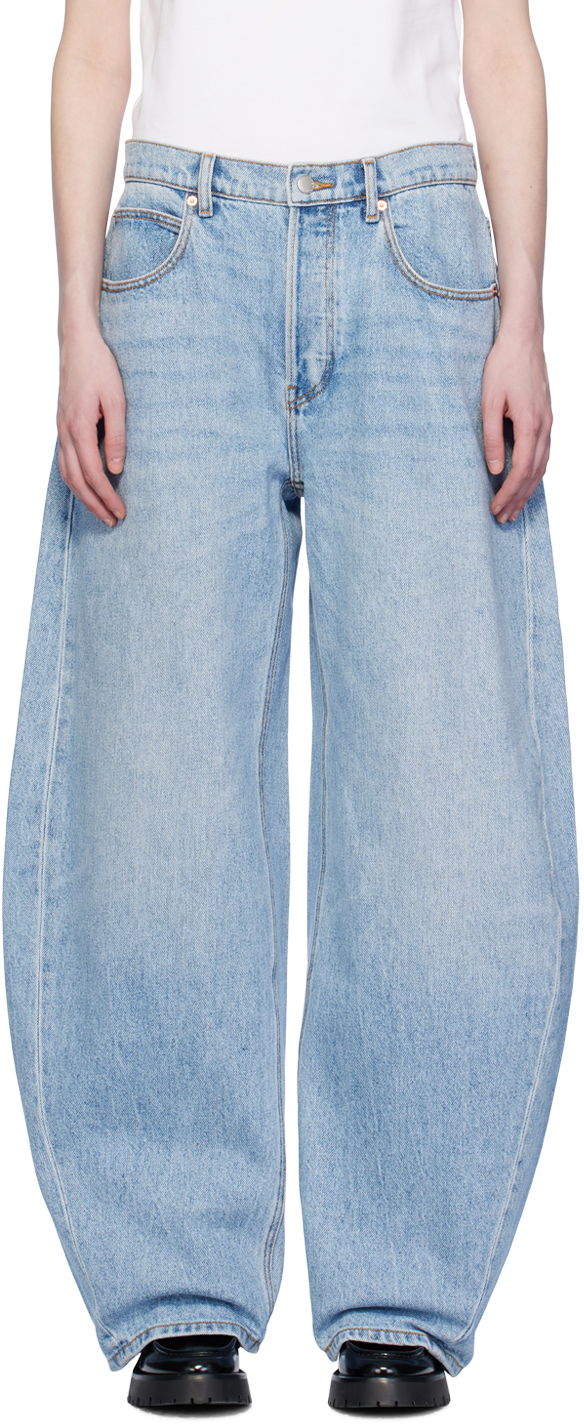 Jeans Alexander Wang Alexander Wang Oversized Jeans Plava | 4DC2244264